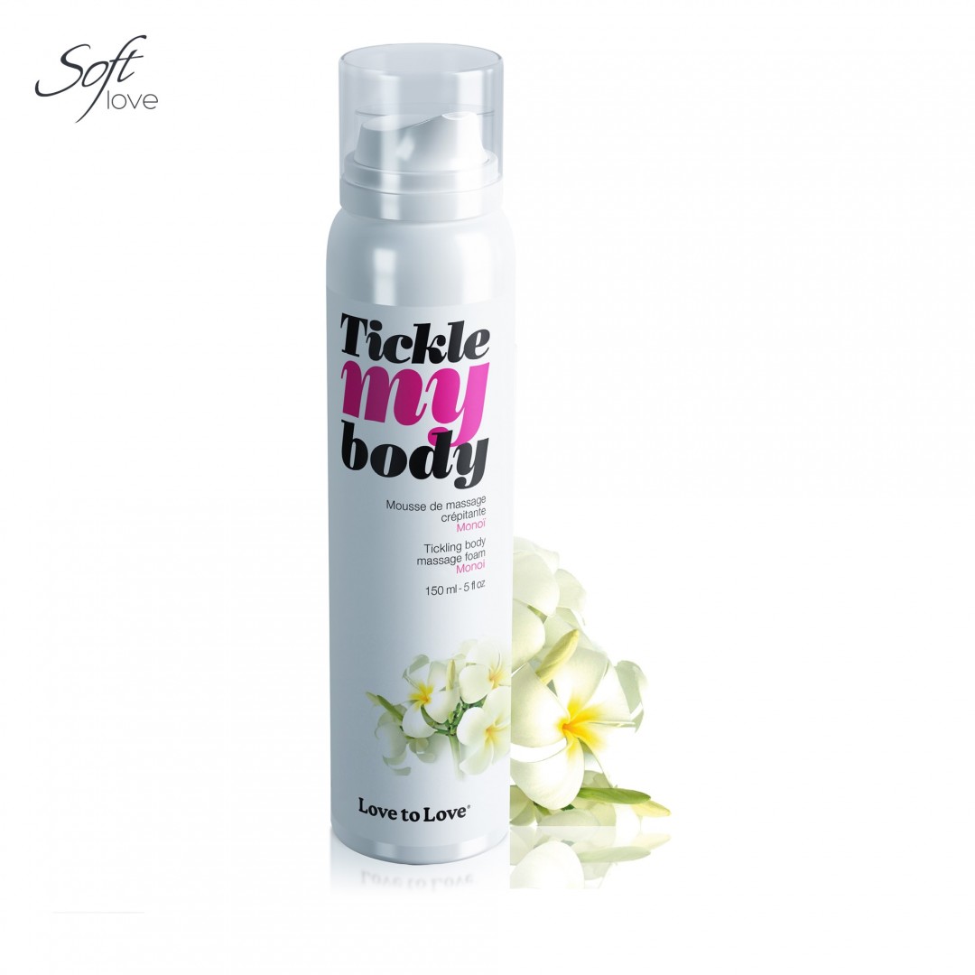 Mousse de massage onctueuse et crépitante - Tickle my body
