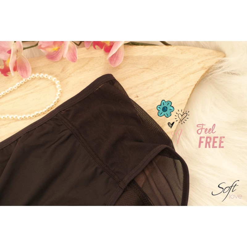 2 Culottes menstruelles taille haute