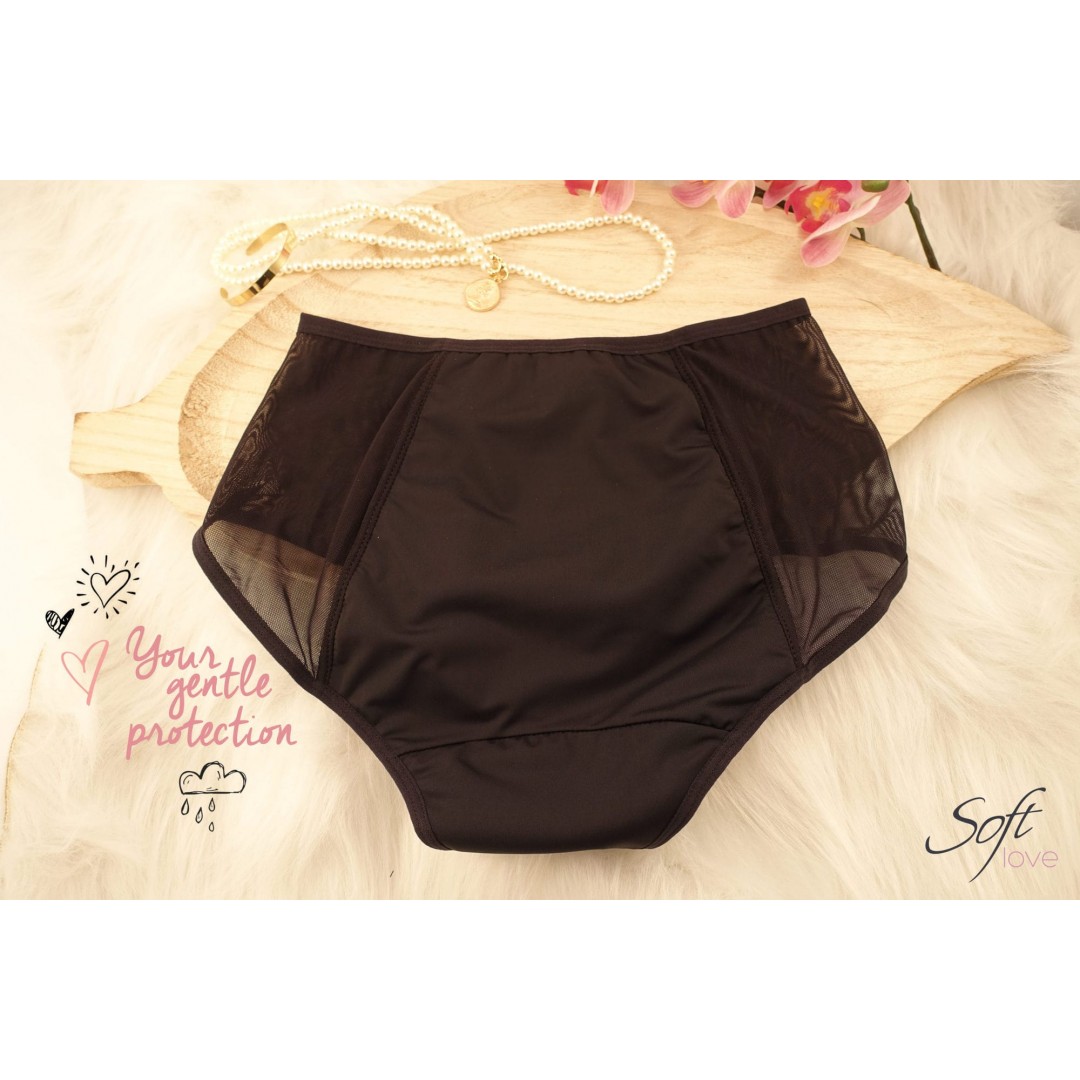 2 Culottes menstruelles taille haute