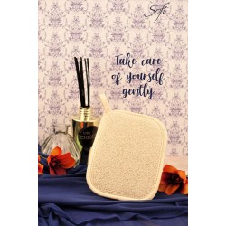 Pad démaquillant et nettoyant visage en microfibres