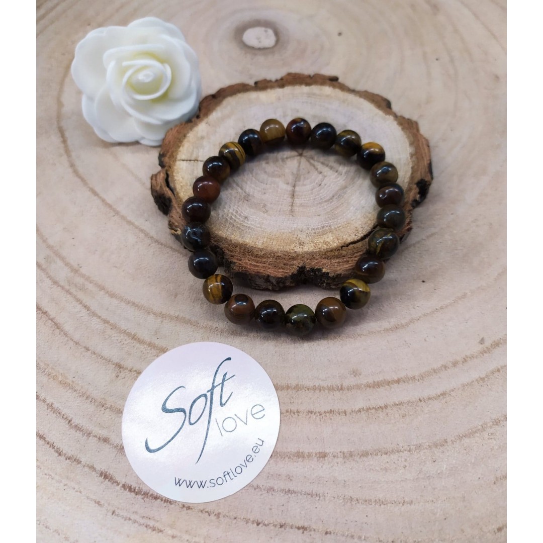 Bracelet de Puissance - Oeil de tigre : Surmonter la Peur