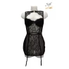 Lingerie élégante en dentelle florale noire - Confort et sensualité