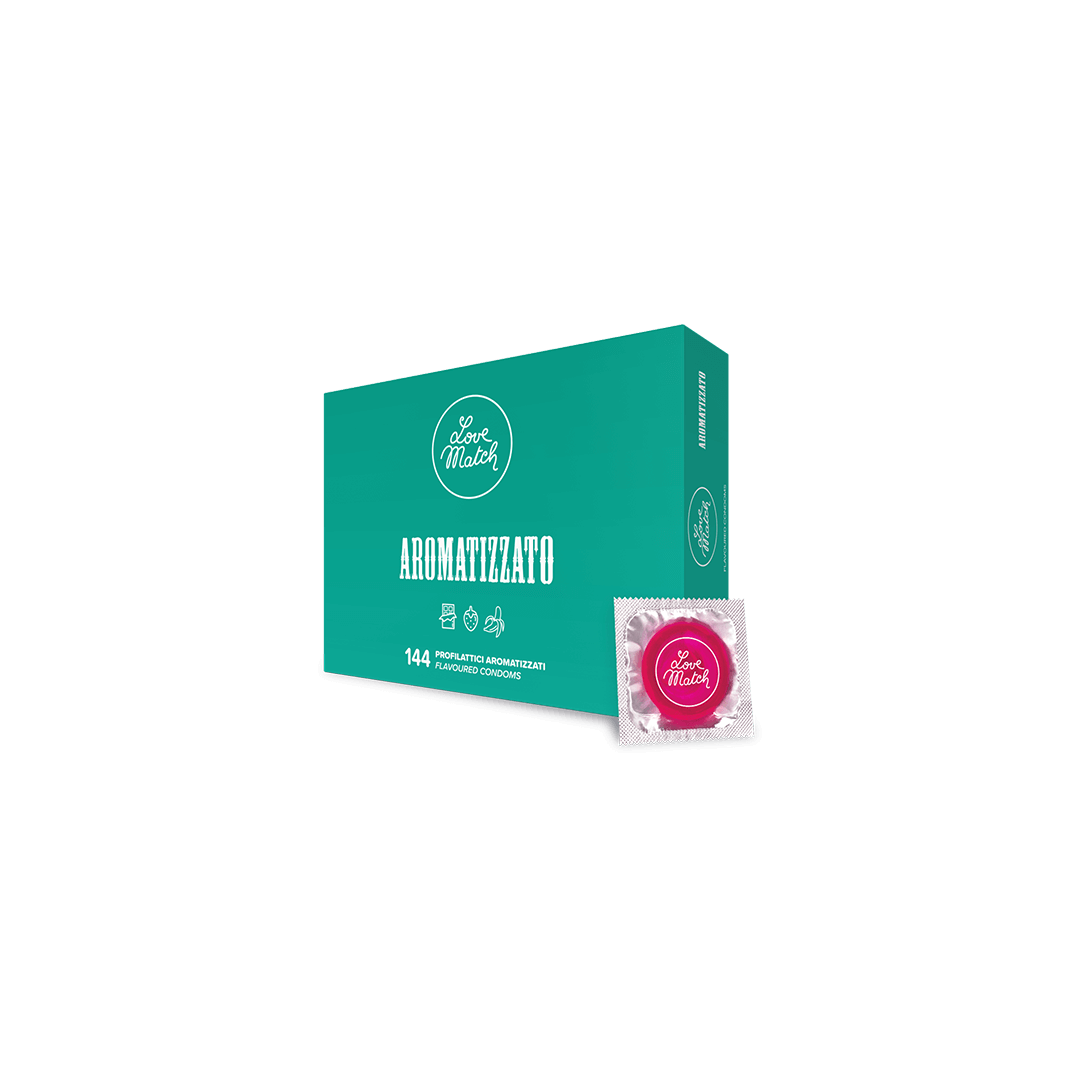 Préservatif Aromatisé Banane, Fraise et Chocolat