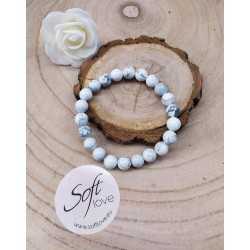 Bracelet de Puissance - Jaspe Blanc