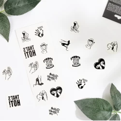 10 Tatouages temporaires - Kinky Collection