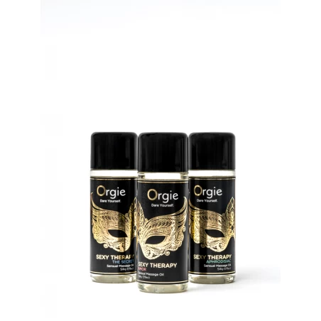 Coffret Huiles de massage sensuel Sexy Therapy 3 x 30 ml