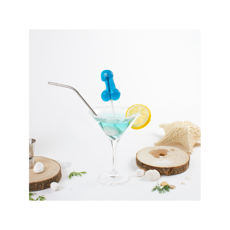 SUCETTE PÉNIS GIN TONIC AVEC ALCOOL