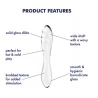 Satisfyer Dazzling Crystal 1 – Godemichet en Verre de Luxe