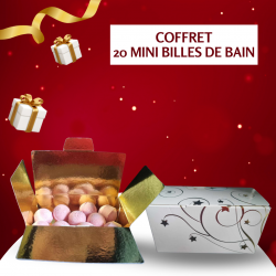 Coffret 20 mini boules de bain