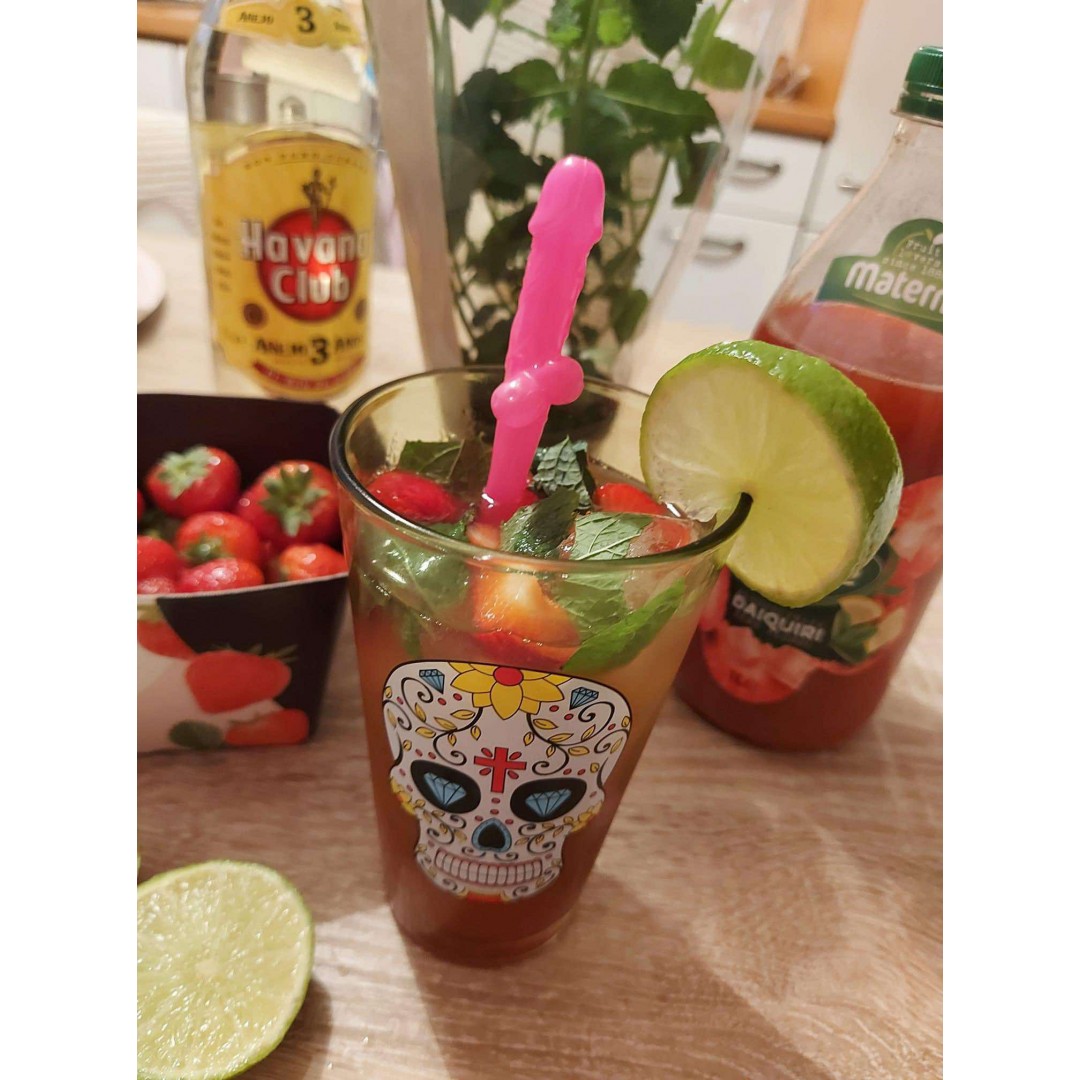 10 Pailles en forme de pénis