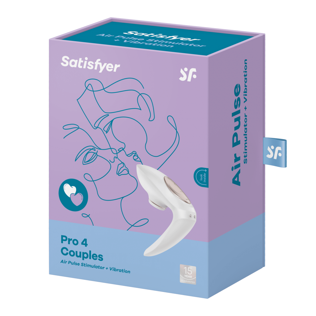 Stimulateur pour couple avec ondes Satisfyer Pro 4 Couples