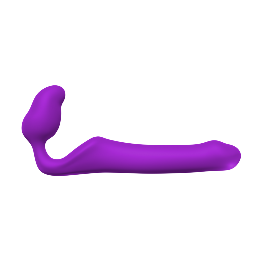 Strap-on sans harnais en silicone ultra-doux Queens M