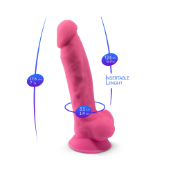 Dildo Phosphorescent 17,6cm