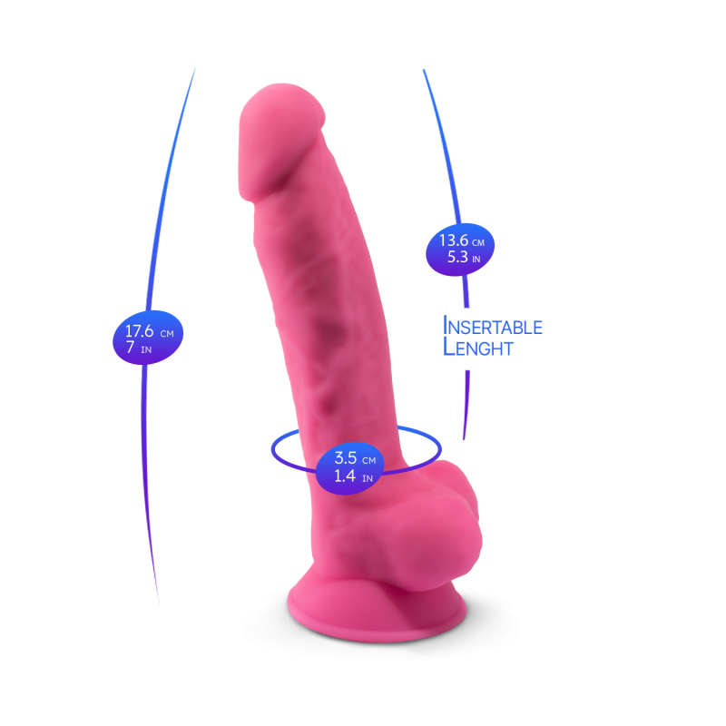Dildo Phosphorescent 17,6cm