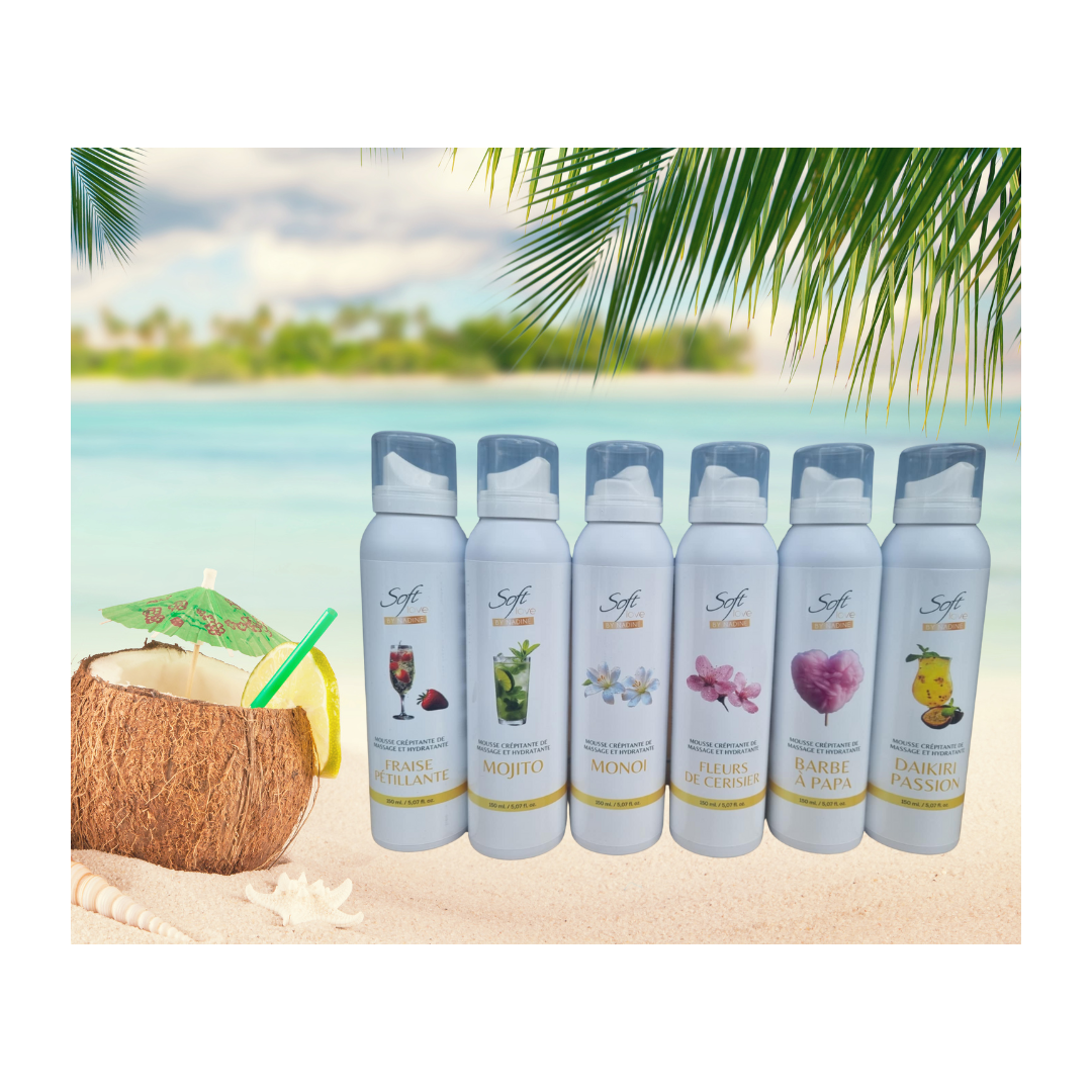 Collection 6 Mousses de Massage