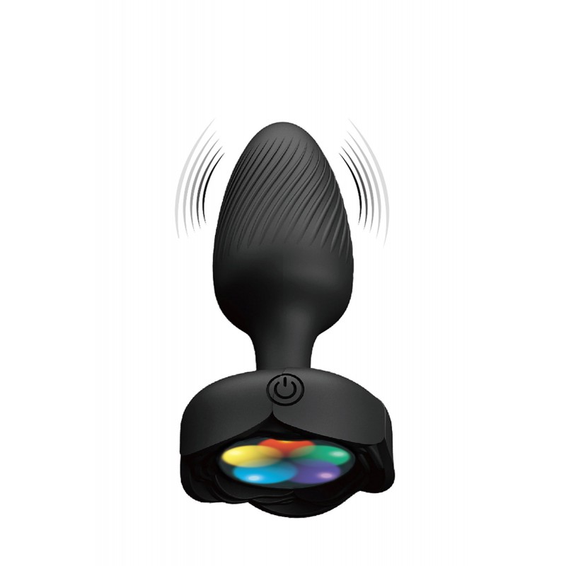 Plug Anal Vibrant et Lumineux – LED Multicolore