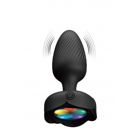 Plug Anal Vibrant et Lumineux – LED Multicolore Plug Anal Vibrant et Lumineux – LED Multicolore