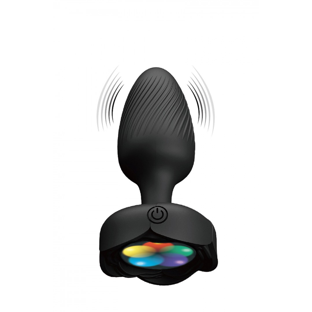 Plug Anal Vibrant et Lumineux – LED Multicolore