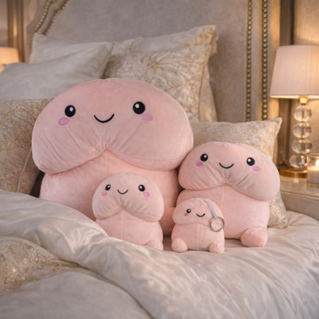 Peluche oreiller Doudoubit Soft Love en forme de pénis