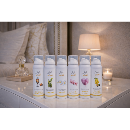 Mousse crépitante de massage et hydratante Soft Love 150ml