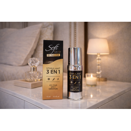 Stimulant 3 en 1 Chaud, Froid et Vibrant - Vibromasseur liquide Soft Love