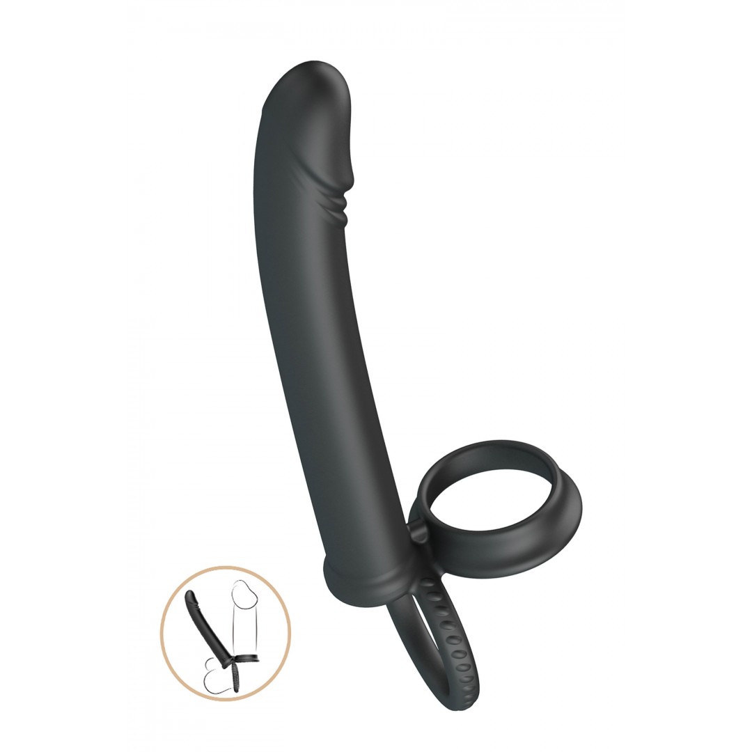 Cockring gode pour double pénétration