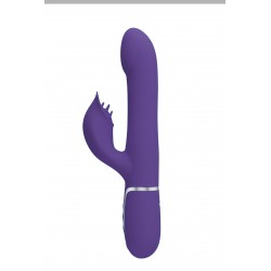 Vibromasseur Rabbit 4 en 1 en silicone waterproof