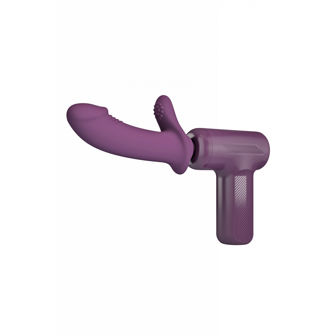 Pistolet vibromasseur automatique à poussée