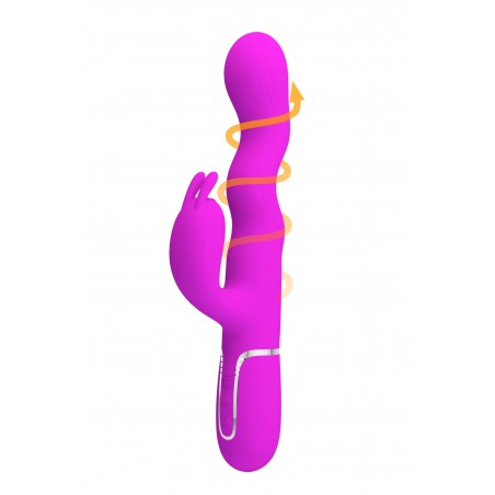 Vibromasseur Rabbit Ondulant Point G et Clitoris