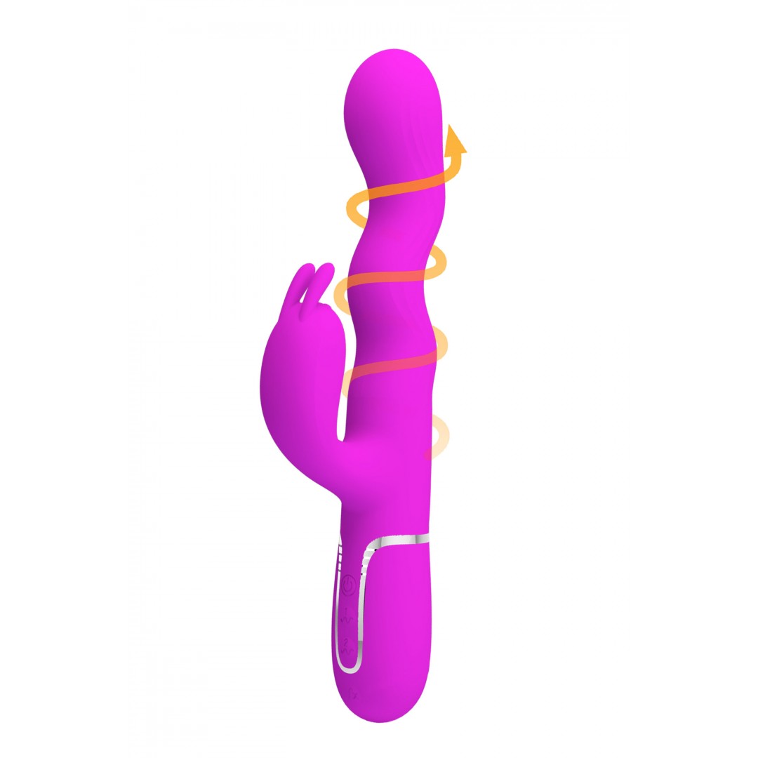 Vibromasseur Rabbit Ondulant Point G et Clitoris