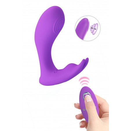 Stimulateur clitoris et point G avec télécommande