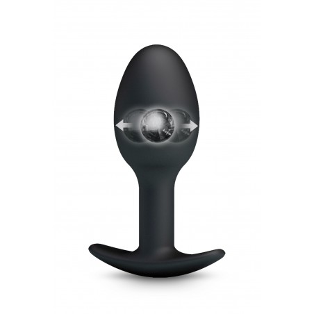 Plug anal avec bille oscillante