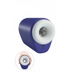 Masturbateur vibrant avec fonction squeeze USB-C