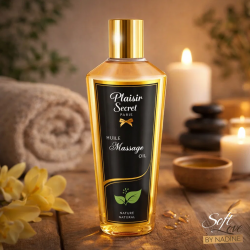 Huile de massage sensuelle – détente, plaisir & connexion à deux