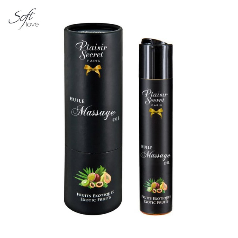 Huile de massage chauffante et gourmande Plaisir Secret