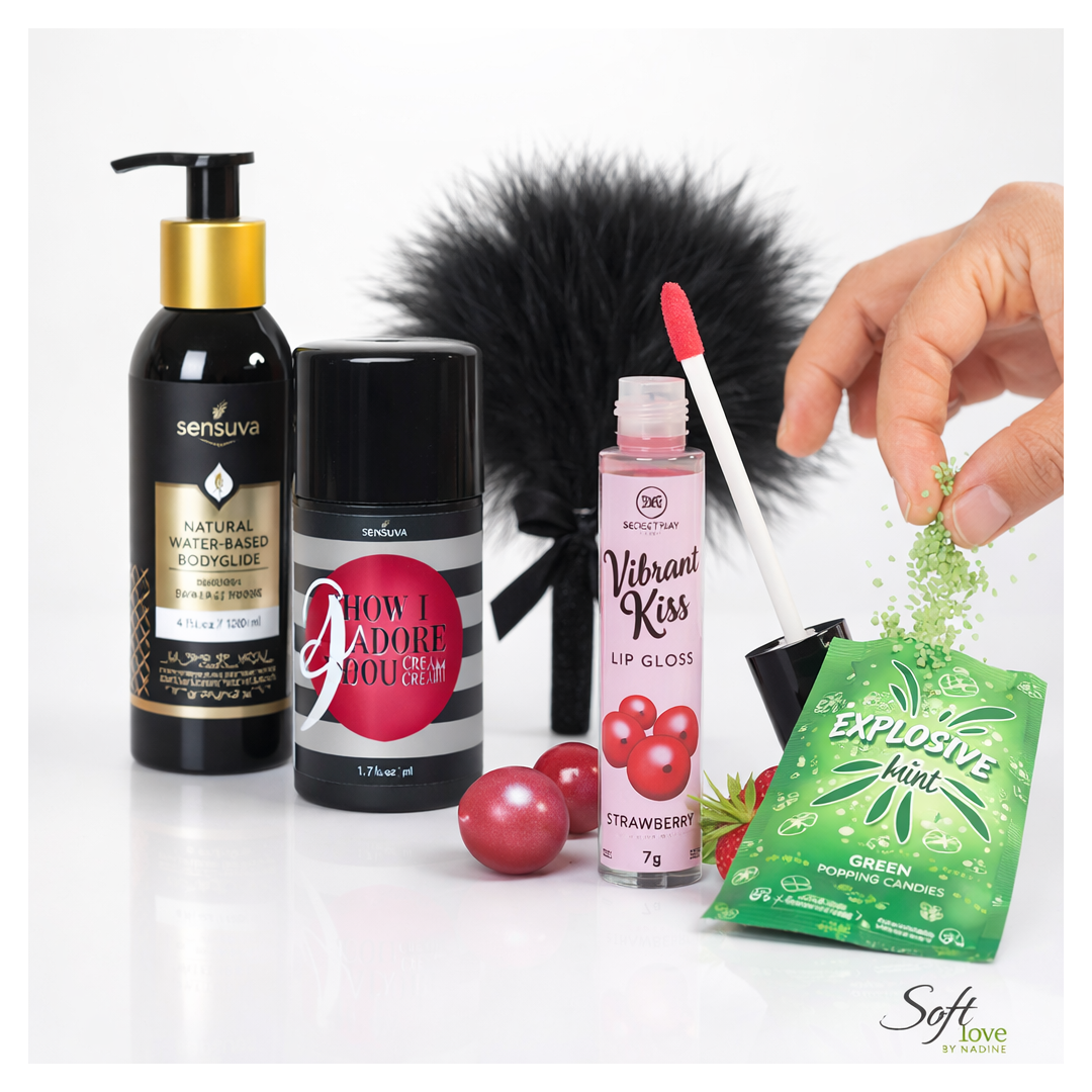 Kit “Soirée Sensuelle Clé en Main” – transformez votre soirée en moment inoubliable