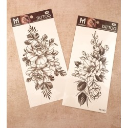 Tatouage éphémère fleur simple