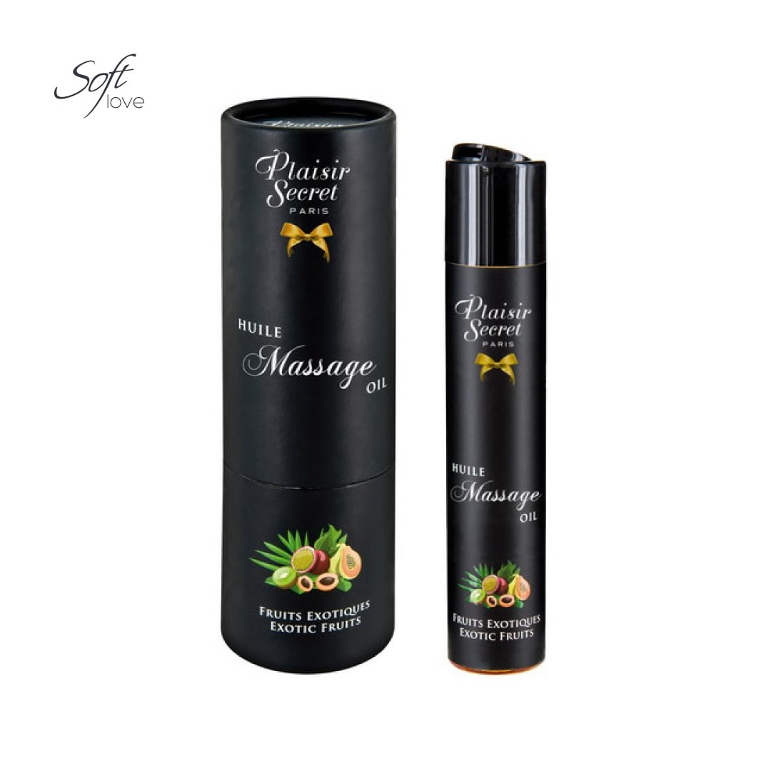 Huile de massage chauffante et gourmande Plaisir Secret