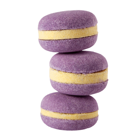 Macaron de bain hydratant parfumé