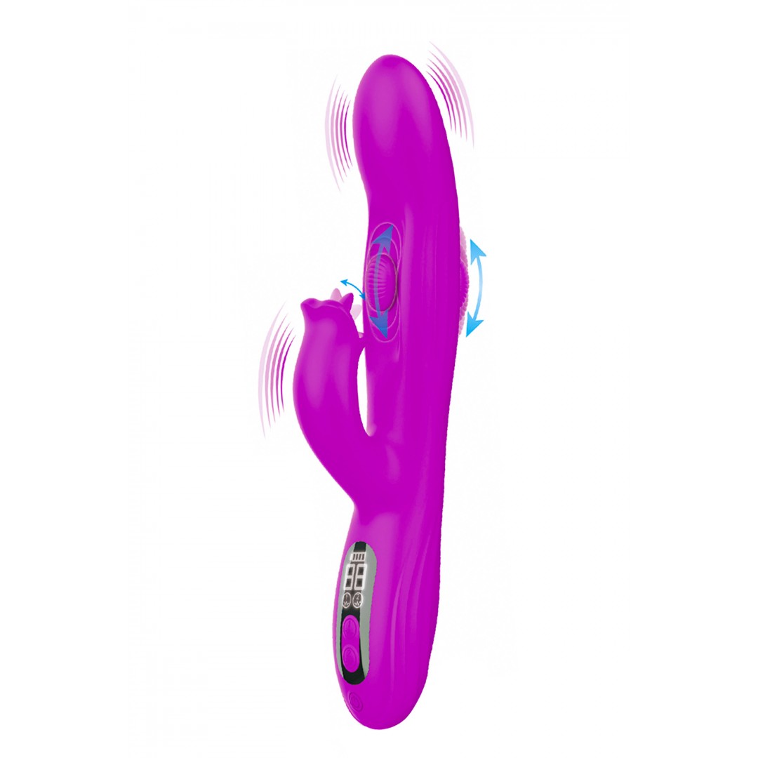Vibromasseur rabbit oscillant Yalanda