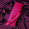 Sora : vibromasseur rabbit point G avec anneaux stimulants motorisés