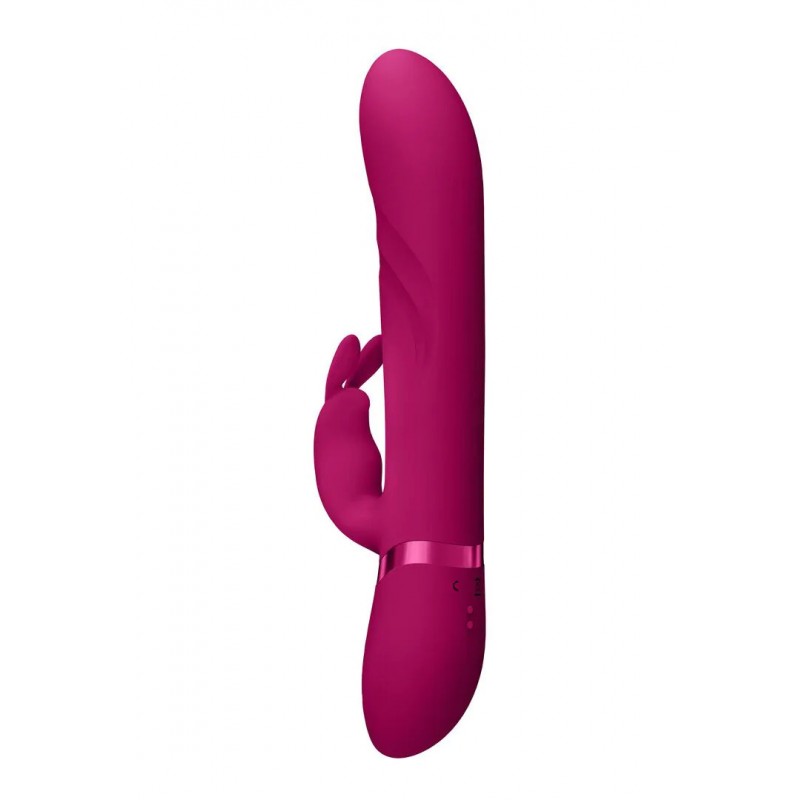 Nari : vibromasseur rabbit avec billes rotatives et double stimulation