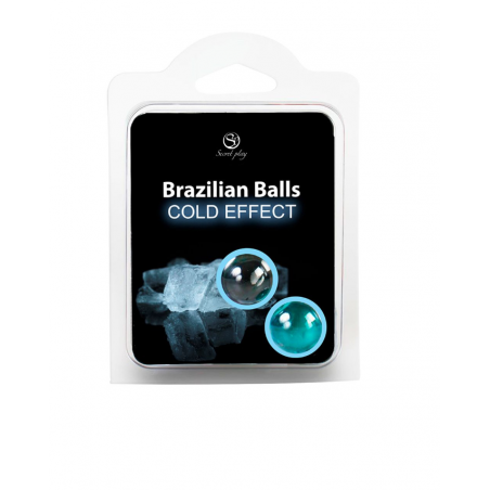 Boules brésiliennes effet glacé X2