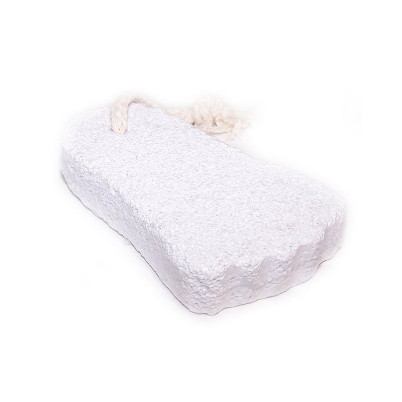 Pierre ponce en forme de pied