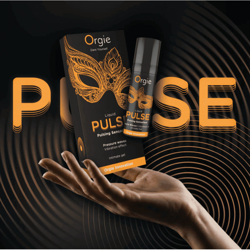 Liquid Pulse – Gel stimulant intime à effet pulsation et picotement Ice Caramel