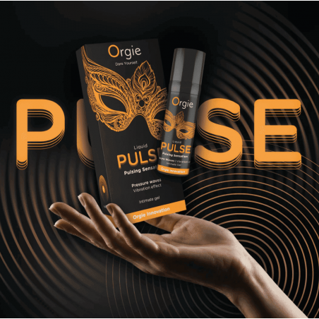 Liquid Pulse – Gel stimulant intime à effet pulsation et picotement Ice Caramel