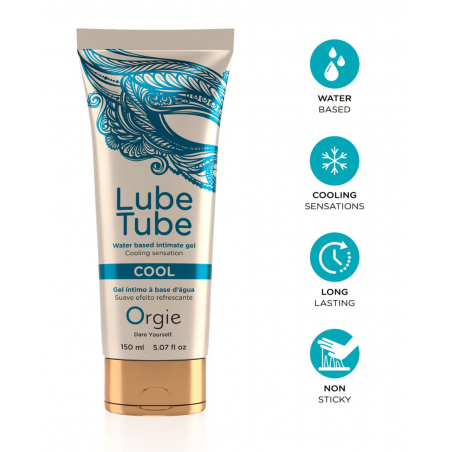 Lube Tube Cool – Lubrifiant rafraîchissant à base d'eau pour une sensation de fraîcheur longue durée
