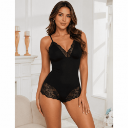 Body avec dentelle Marine