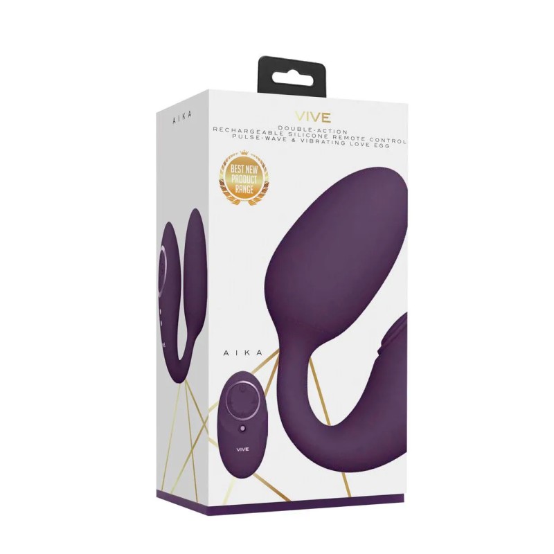 Aika Œuf Vibrant Pulse Wave Rechargeable Double Stimulation
