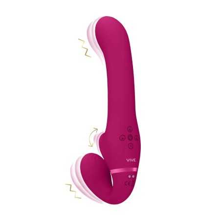 Ai - Double vibration et chatouillement par ondes d'air, strap-on sans ceinture
